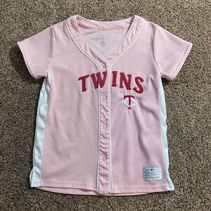 General Merchandise By Campus Lifestyle Minnesota Twins Jersey Pink Medium